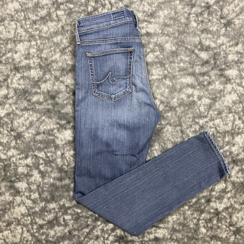 Adriano Goldschmied Jeans Womens 28R The High Rise Stevie Ankle Dark Wash Blue